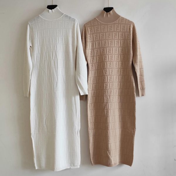 

2019 white light coffee black turtleneck long leeve women 039 dre de igner logo letter print knitting long pullover women 992, White;black