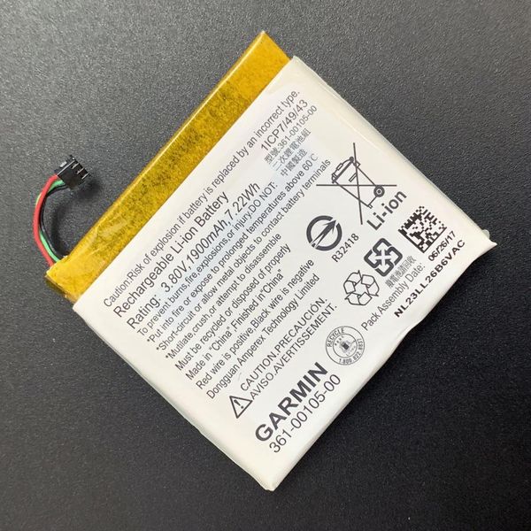 

оригинальный аккумулятор для garmin edge 1030 361-00105-00 li-иона велосипеда handheld gps замена ремонт части