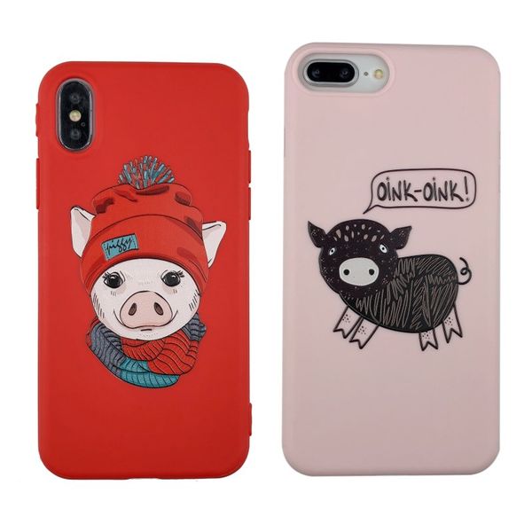 coque iphone 7 cochon