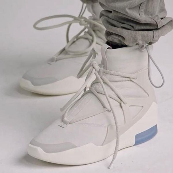 

2020 women men boots new fear of god 1 fog boots light bone black mens luxury designer casual shoes sneakers platform shoes boot, White;red