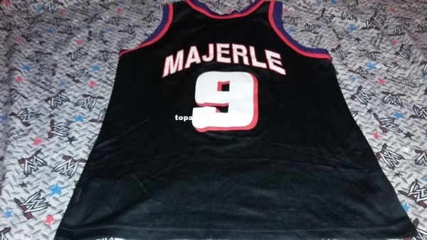 

sewn dan majerle #9 black soul ad jersey mens vest size xs-6xl stitched basketball jerseys ncaa, Black;blue