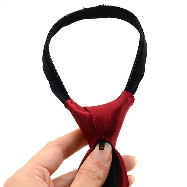 

дети предварительно связали шея галстуков для мужчин повседневного свадебных партий zipper ленивых tie мальчиков ограниченного галстук шея w, Black;blue