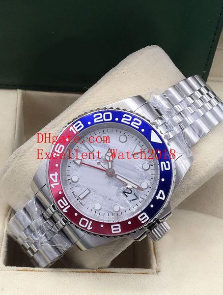 

горячие продаем мужские часы 40 мм 126719 116710 126710blro pepsi керамическая рамка из нержавеющей стали азия 2813 автоматические механичес, Slivery;brown