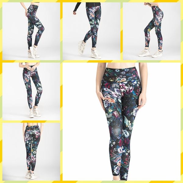 

lu-2 yoga pants for women workout pants leggings printed high-rise skinny stretch hip pants running gym sweatpants clothes athletic 00202, White;red