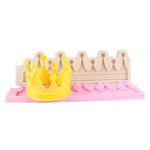 

sugar melting silicone mould three-dimensional crown moulds chocolates cake baking mold selling with various pattern 6mk j1