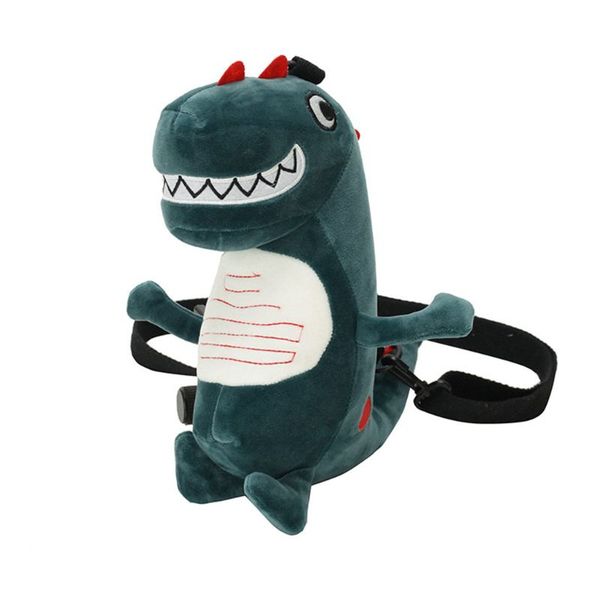 

women girl plush cartoon 3d dinosaur shoulder crossbody bag satchel purse