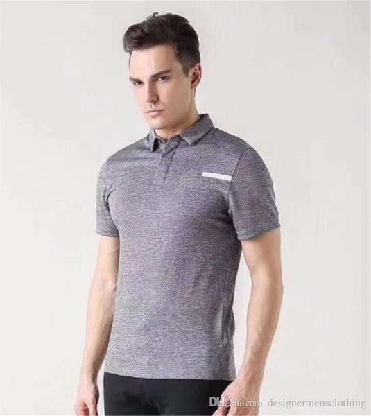 

спортивные мужские тонкий конструктор polos golf printed отворотом шеи мужские топы мужской одежда, White;black