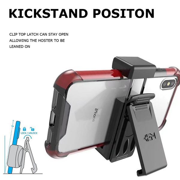 

universal holster with belt clip for cellphone iphone 11 pro max xr 8 plus samsung s11e plus a20s fit mobile under 5.5 5.7 inch with package