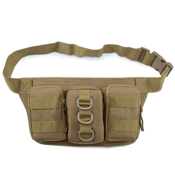 

outdoor sports storage triple pockets multifunctional bag outdoor pouch waist bag molle system