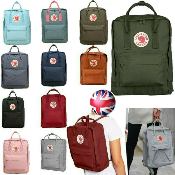 

Swedi h fox tudent waterproof canva backpack men women fa hion tyle de ign houlder bag junior high chool ruck ack brand port handbag