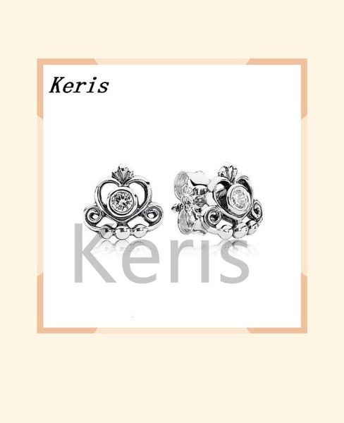 

100% стерлингового серебра гламурный 290540cz серьги моя оригинальная женская принцесса свадьба ювелирные изделия, Golden;silver