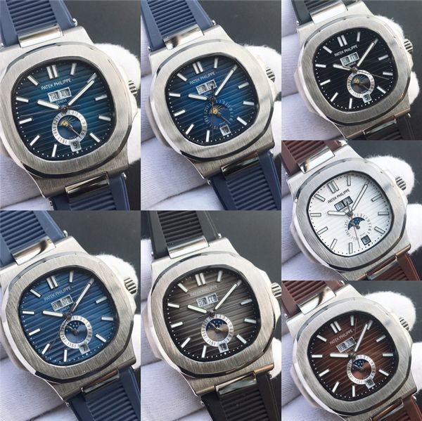 

2019 luxury mens professional 300m james bond 007 blue dial sapphire automatic watch men's watches om20, Slivery;brown