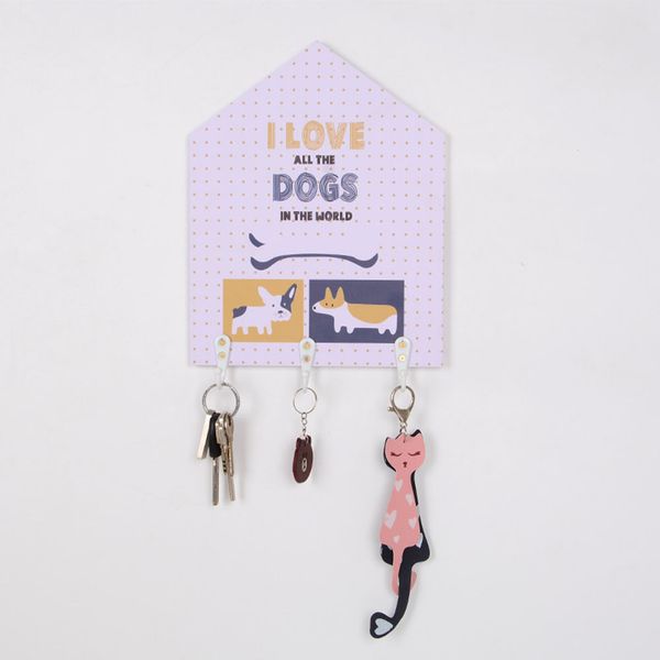 

cute door cartoon illustration bedroom clothes nordic style coat hook home decoration kindergarten wall mounted hat hanger