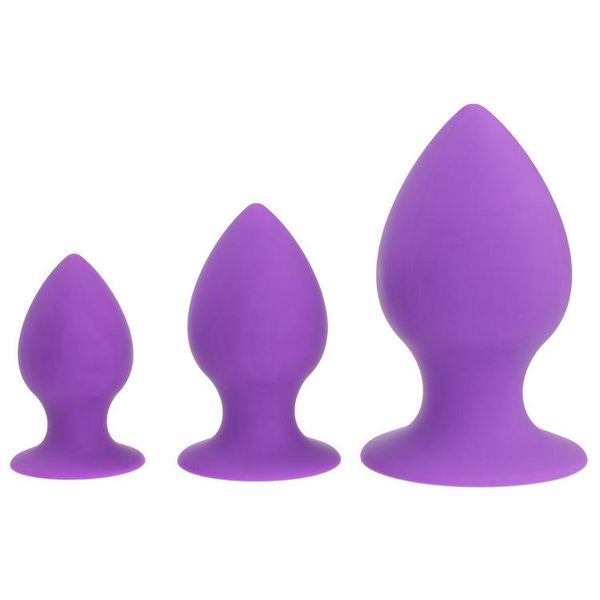 

environmentally friendly silicone plugs plug suction erotic stimulation anal toys butt with anal products anus dilator masturbator