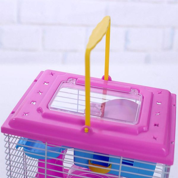 

kuulee кристалл pet кейдж hamster коттедж двухслойный дом хомячка золотой хомяк животное