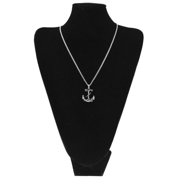 

кубинцев звеньевых цепей hiphop мужской хип-хоп аксессуары веревка крест anchor подвеска куба набор цепи, Silver