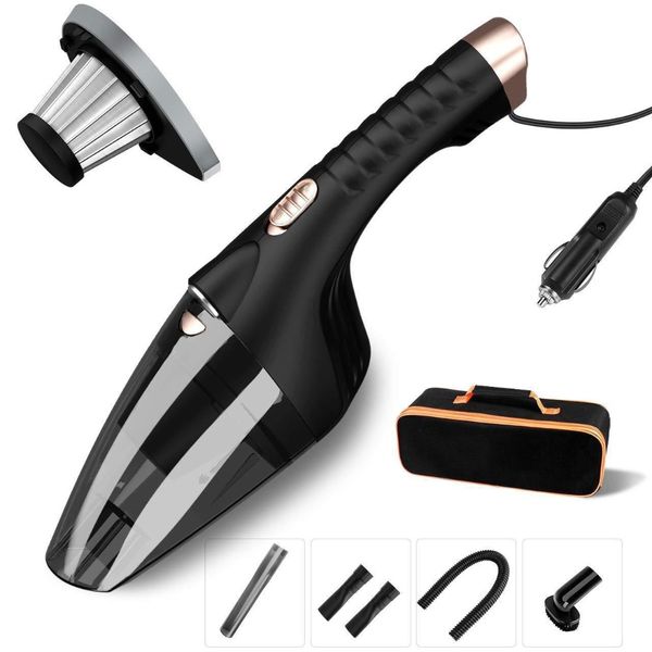 

handheld 12v volt auto car wash vacuum cleaner 106w 4000pa suction wet&dry portable auto vacuum cleaner