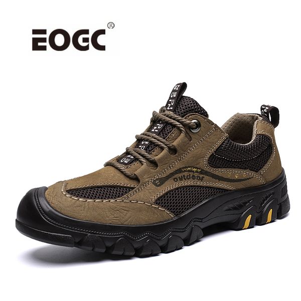 

handmade genuine leather men shoes autumn lace-up casual shoes retro vintage wear-resisting outdoor men, Black