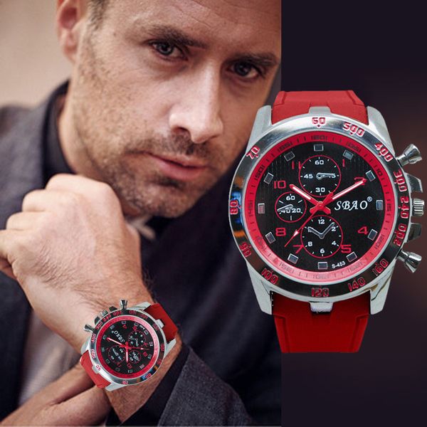 

mens sports watches relogio masculino 2018 men silicone strap quartz watch reloj s proof electronic wristwatch, Slivery;brown