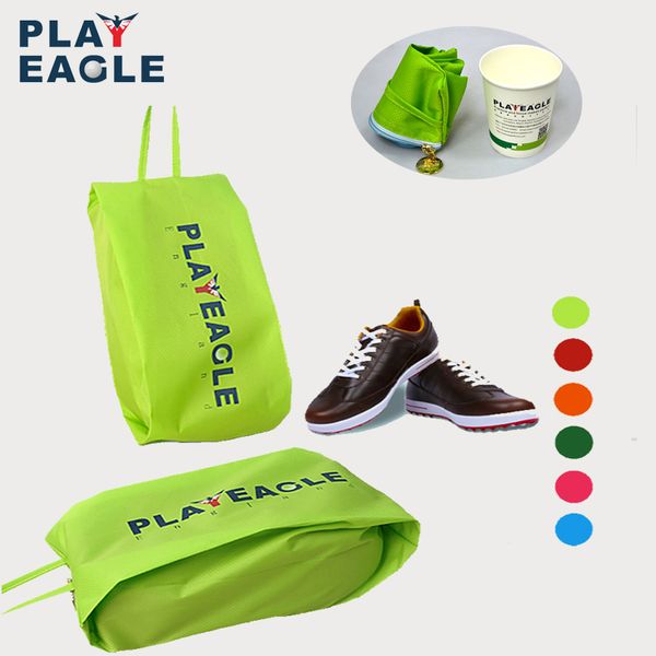 

3pcs/lot golf shoe bag multicolors nylon shoes bag mini convenient outdoors