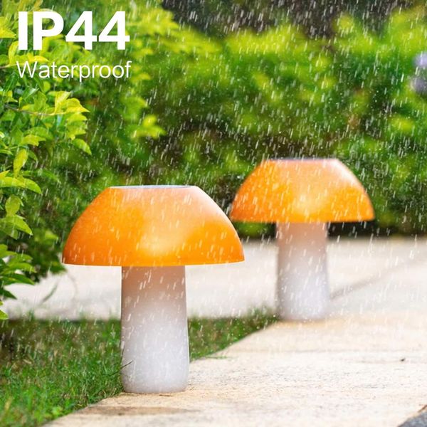

brelong 20leds solar mushroom light outdoor waterproof garden lawn light