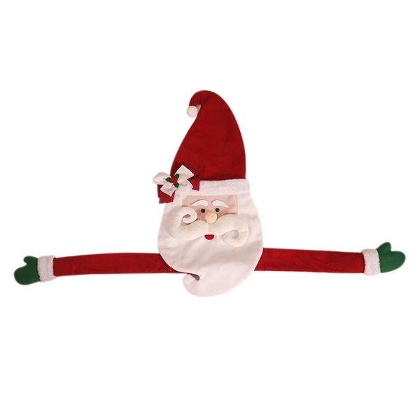 

party christmas tree home practical cartoon kids gift holiday santa snowman prop cover decorative hat family
