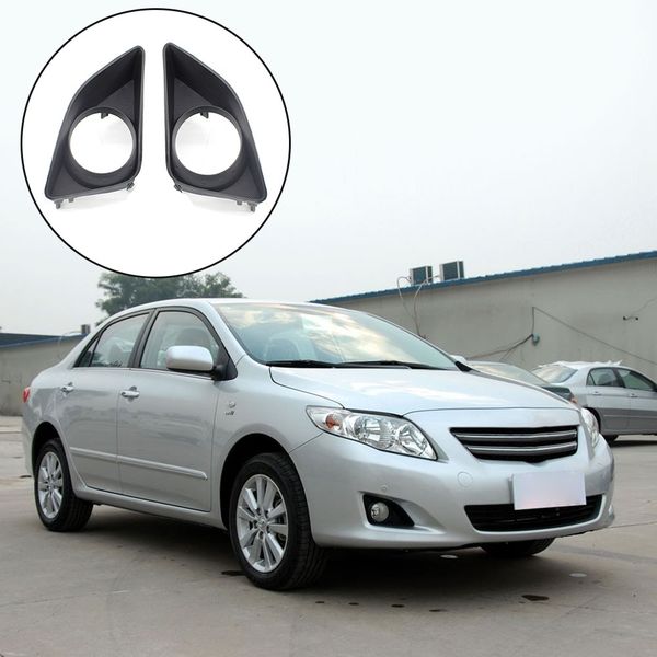 

2pcs front bumper left right fog lights lamp grille cover foglight bezel for corolla 2007 2008 2009 2010 n13