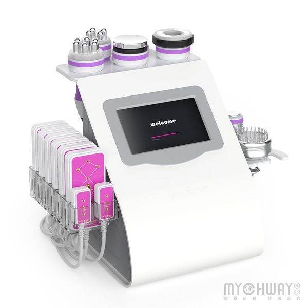 

9in1 cavitation 40k unoisetion radio frequency vacuum rf slimming dark removal machine