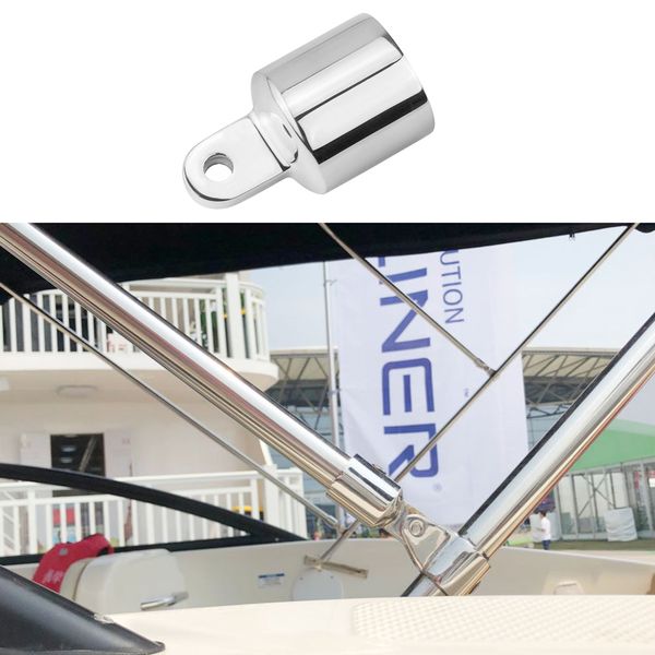 

316 marine stainless steel eye end cap bimini fitting / hardware 1