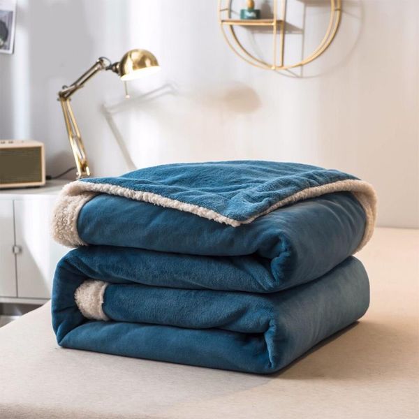 

фланель флис одеяло зима adult soft толстых sherpa throw одеяло для дивана-кровать couch одеяла кровати обложки 150x200cm для офиса