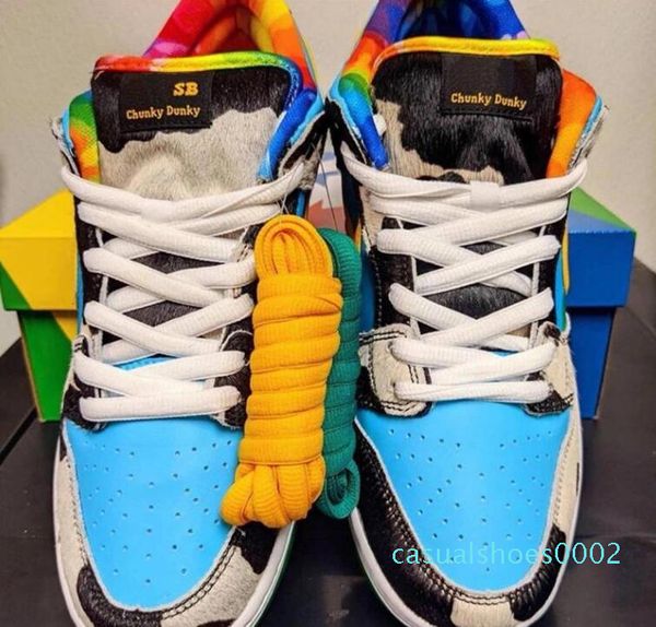 

2020 new sb dunk low pro chunky dunky white/lagoon pulse-black-universit running shoes sports skate casual sneakers with box size 36-45 c02