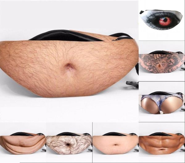 

waist bags women men funny packs 2021 summer bag fanny pack for pu zipper shoulder