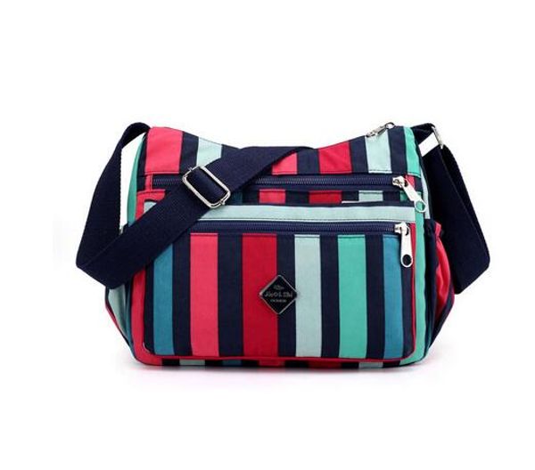 

new fashion women shoulder bag casual brand quality nylon multifunctional messenger bag female printing shopping portable bag