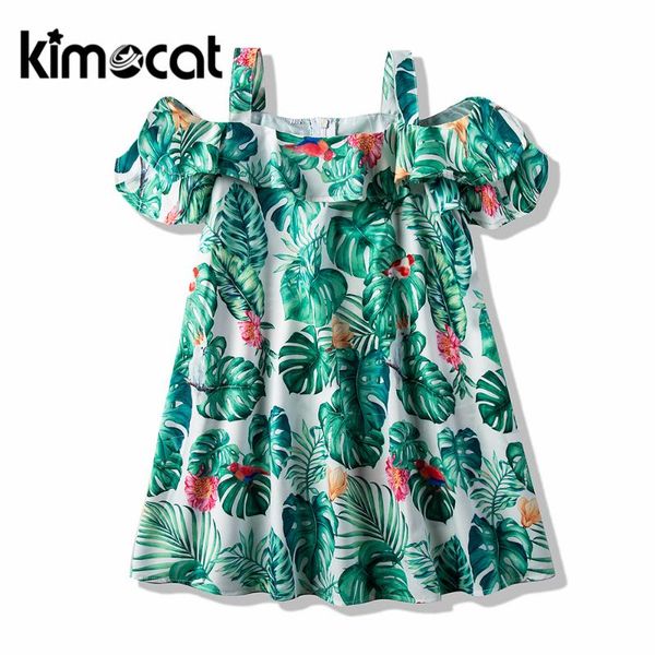 

kimocat summer sleeveless bow casual clothing kids princess dresses costume children clothes girls princess dress, Red;yellow