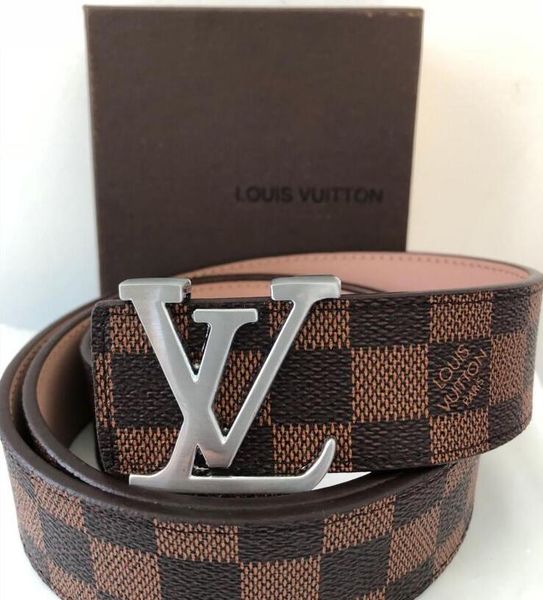 

2019 designer belts mens designer belts genuine leather business belt buckles belt black strap big gold buckle womens belt gift box a39001, Black;brown