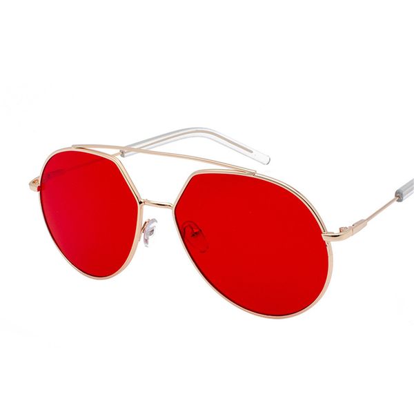 

women retro oval sunglasses 2019 luxury designer vintage multi color shades sunglasses uv400 narrow face ladies fml, White;black