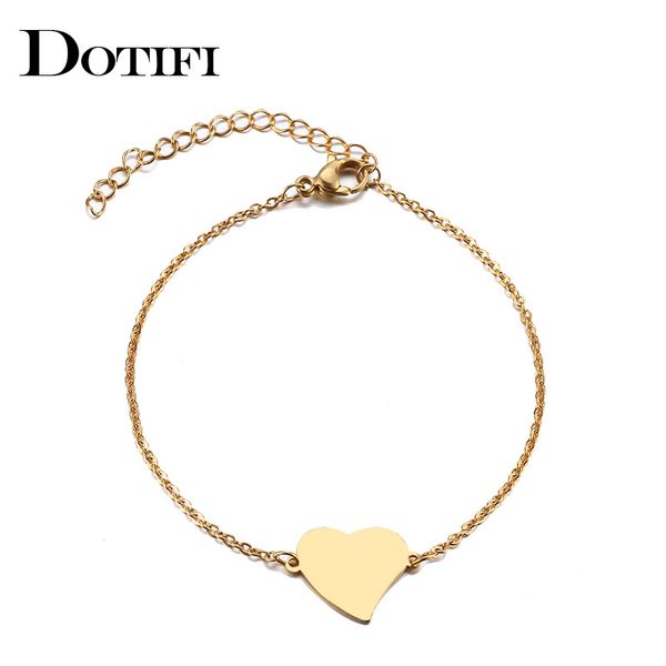 

dotifi stainless steel bracelet for women man gold and silver color pulseira feminina lover's engagement jewelry drop shipping, Black
