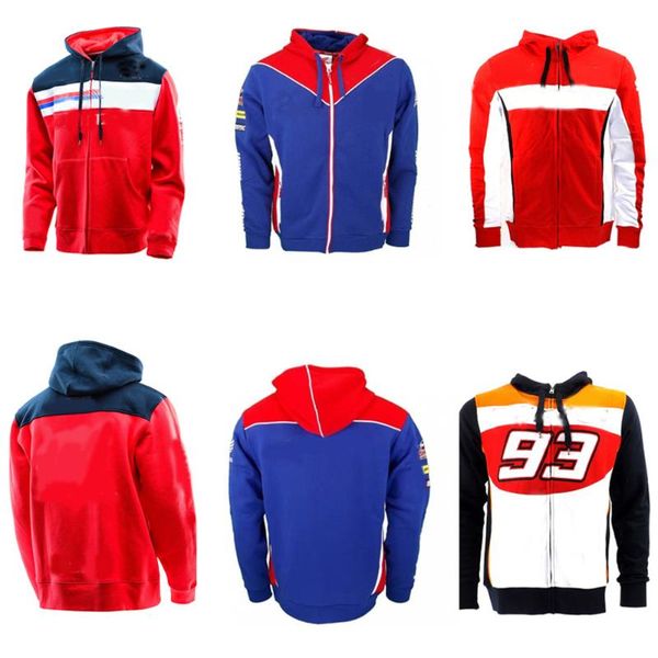 

sweatshirt zipper hoodie racing jacket suit motorcycle riding sweater coat polyester plus velvet gp for cbr racing zipper hooded