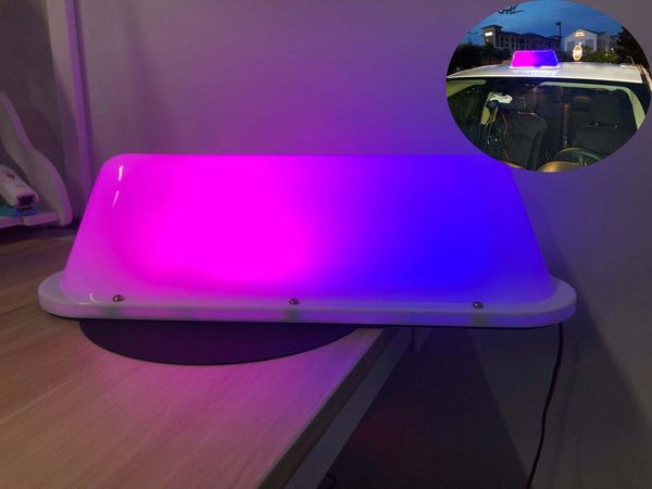 

14inch diy sign led light car cab sign logo for taxi driver new dc 12v