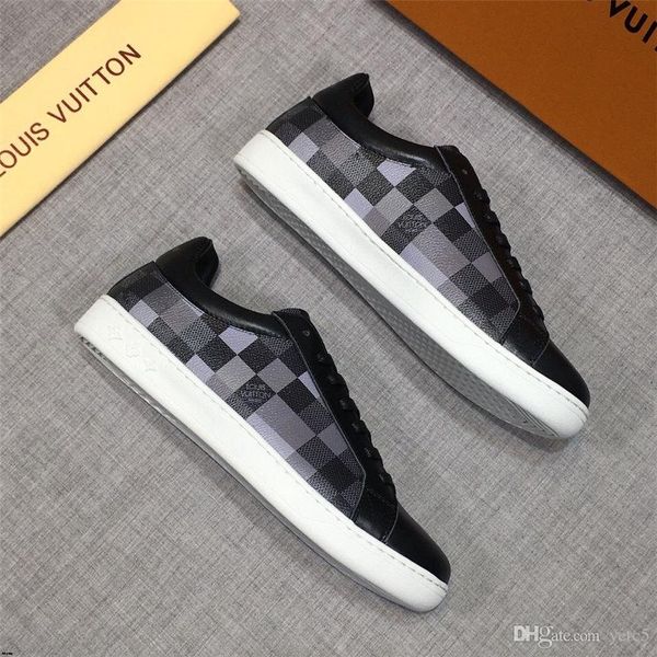 

19fw autumn fashion men canvas shoes patchwork spring male casual sneakers spring casual shoes yecq7, Black