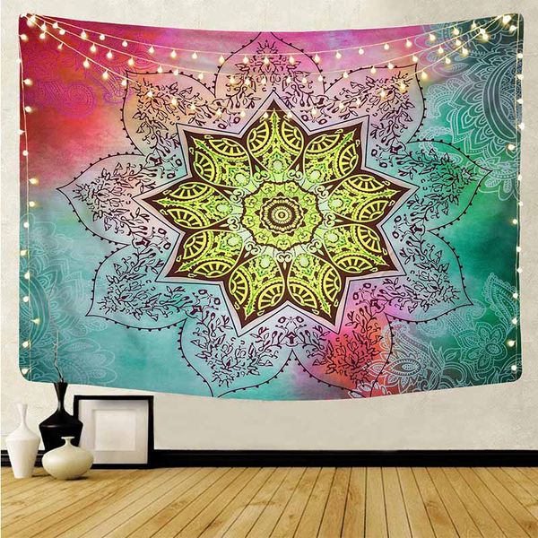 

mandala гобелен гобелен bohe гобелены trippy гобелен колдовство wall carpet mandala одеяло