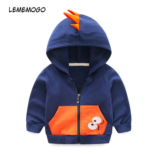 

lememogo новая осень baby boys толстовки пальто дети хлопок мультфильм свитера мягкий теплый для мальчика случайные дети кофты 2-8year, Black