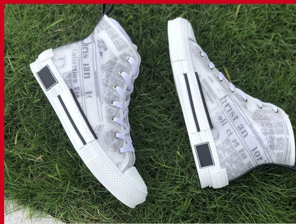 

b21 b22 b23 oblique high low sneakers platform technical leather flowers technical outdoor casual shoes vintage9, Black