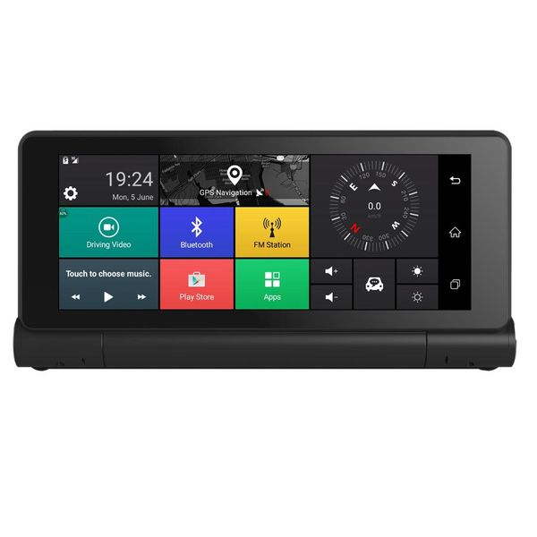 

car folding navigator 1080p 683 7 inch convenient android 5.0 bluetooth wifi with reversing image gps