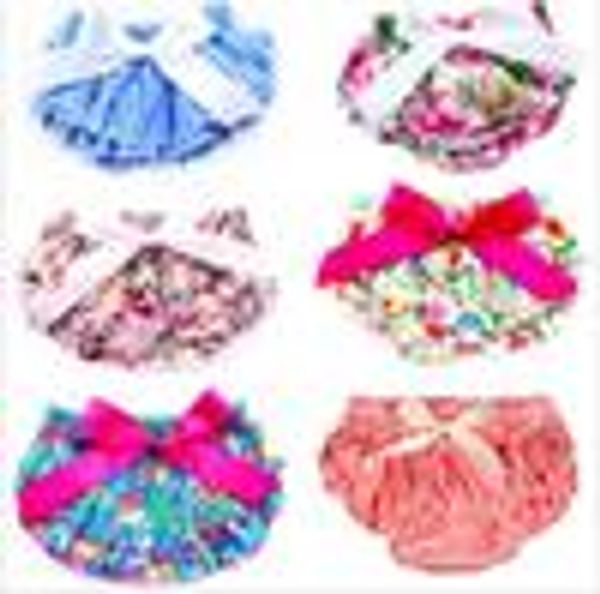 

baby bloomer shorts bow headband suits summer pp pants lace trousers diaper cover briefs boutique shorts girls dance party shorts a5765, Black