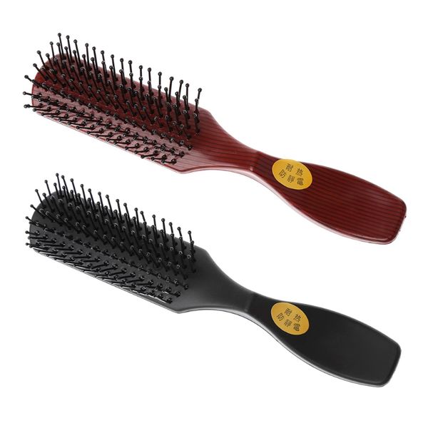 

pro plastic hair brush vented comb for salon home use hairdressing beauty tool new style hot, Silver