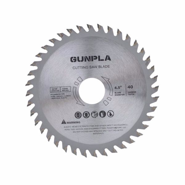 

new 3pcs 115 *22* 40t alloy steel tct woodworking saw blade cutting for hard and soft wood 4-1/2-inch metal circular saw blade