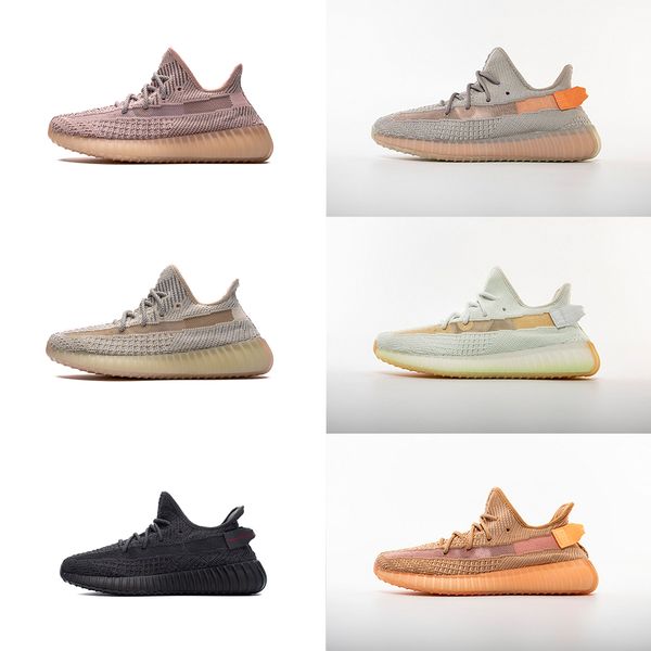 

black static true form hyperspace clay mens running shoes kanye west gid glow antlia synth lundmark women designer sneakers with box 36-48