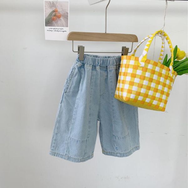 

2020 новых прибытия девочек джинсовые брюки летние моды девочек джинсовые брюки 2-7t hv841, Blue