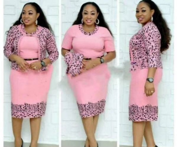 

2019 new arrival elegent fashion style african women plus size knee-length dress l-4xl, Red